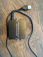Digital Optical Coax naar Analoog RCA Audio Decoder, Ophalen of Verzenden, Zo goed als nieuw