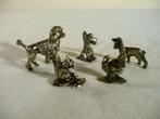 Vijf verchroomde dierfiguurtjes, Ophalen of Verzenden, Zo goed als nieuw