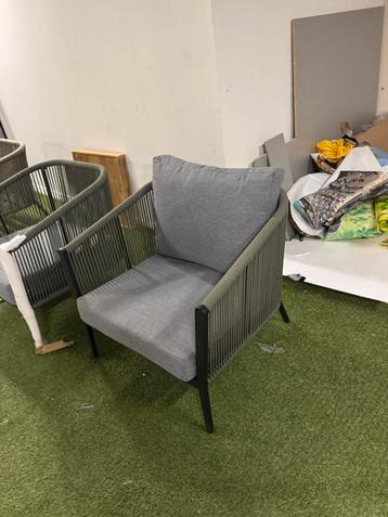 Tuinstoel - loungestoel - Rope - groen beschikbaar voor biedingen