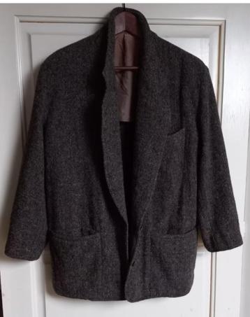 Wollen blazer colbert 100% wol bruin gemêleerd M40 beschikbaar voor biedingen