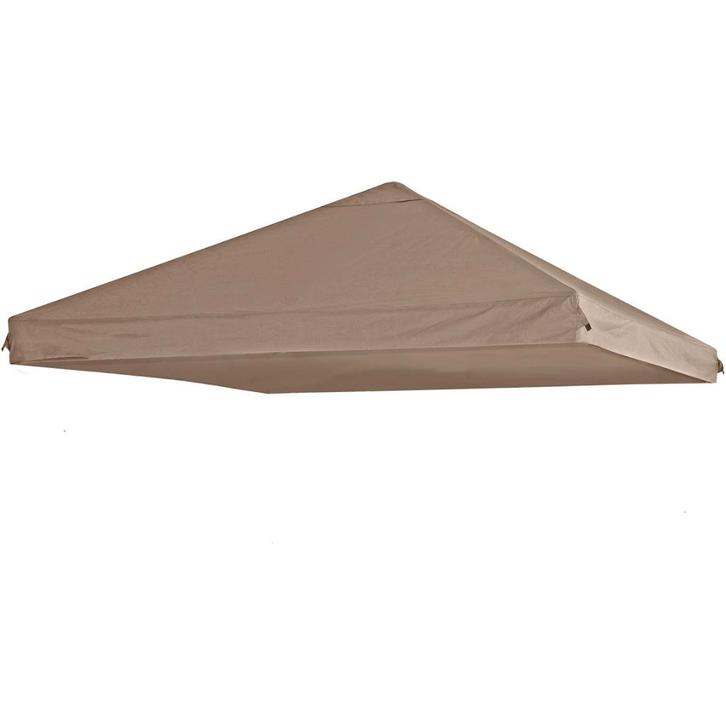 Paviljoen dak 3x3 meter Yasumi taupe, Tuin en Terras, Partytenten, Nieuw, Paviljoen, Minder dan 5 meter, Ophalen of Verzenden