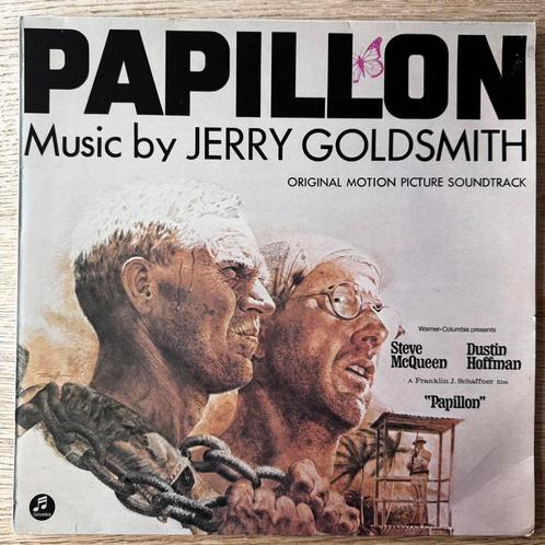 Papillon Soundtrack Jerry Goldsmith LP Vinyl 1973 Classical, Cd's en Dvd's, Vinyl | Filmmuziek en Soundtracks, Gebruikt, 12 inch