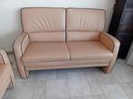 2x weinig gebruikte lederen tweezitsbank (prijs is per stuk), Ophalen, Gebruikt, Minder dan 75 cm, 150 tot 200 cm