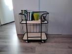 Trolley bakkerstrolley kastje op wieltjes, Huis en Inrichting, 25 tot 50 cm, Rechthoekig, Zo goed als nieuw, Ophalen