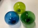 Liggende glazen ballen mondgeblazen glas, Antiek en Kunst, Ophalen of Verzenden