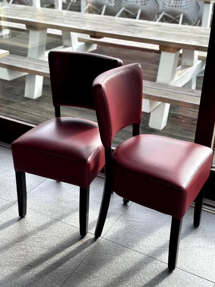Horeca stoelen 81 stuks, Huis en Inrichting, Stoelen, Gebruikt, Vijf, Zes of meer stoelen, Rood, Ophalen