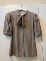 Jane Lushka blouse travelstof maat S beige, Kleding | Dames, Ophalen of Verzenden, Zo goed als nieuw, Maat 38/40 (M), Beige