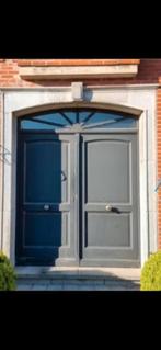 Monumentaal getoogd kozijn met deuren, Doe-het-zelf en Verbouw, Kozijnen en Schuifpuien, Ophalen of Verzenden, Gebruikt, Hout