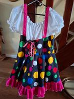 Feest jurk maat 44 polkadot carnaval, Carnaval, Maat 42/44 (L), Ophalen of Verzenden, Zo goed als nieuw