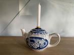 Schattige gerestylde Blond theepot kandelaar, Overige kleuren, Nieuw, Ophalen of Verzenden, Kandelaar