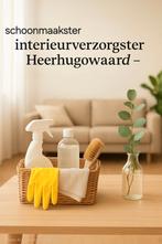 Nette interieurverzorgster /schoonmaakster, Ophalen