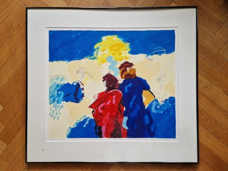 Henk van Vessem zeefdruk, A day of full colours 1999, Antiek en Kunst, Kunst | Litho's en Zeefdrukken, Ophalen