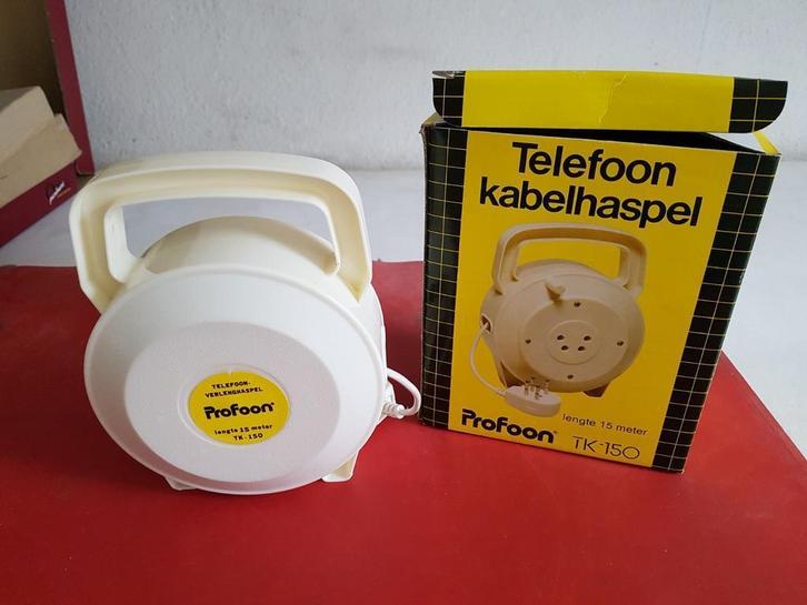 Telefoon kabel haspel, Doe-het-zelf en Verbouw, Elektra en Kabels, Zo goed als nieuw, Kabel of Snoer, Ophalen of Verzenden