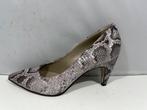 Noë, maat 38, prachtige pumps met slangenprint, Verzenden, Zo goed als nieuw, Schoenen met hoge hakken, Noe