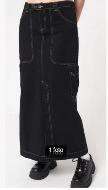 Meisjesrok  Black Cargo Maxi Skirt Minga London Rok NIEUW beschikbaar voor biedingen