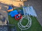 Intex zwembad (450x220x84cm) met pomp., Tuin en Terras, Ophalen, Minder dan 80 cm, Zo goed als nieuw, 200 tot 400 cm