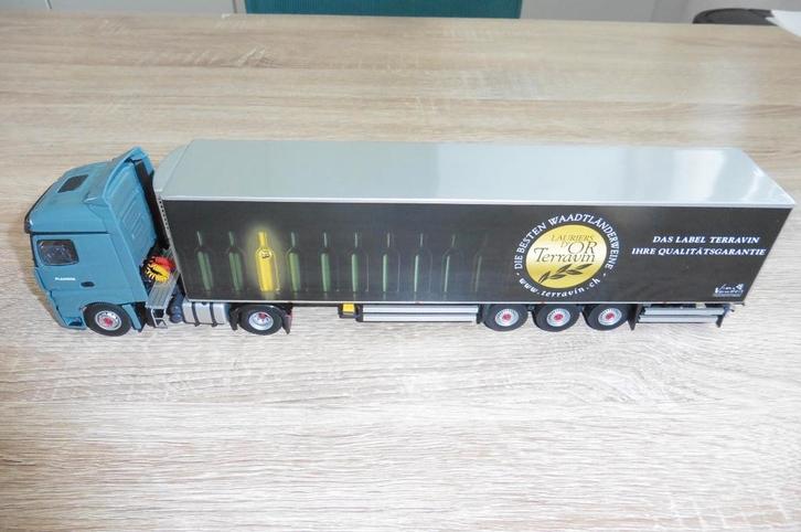 Tekno Mercedes Planzer / Terravin., Hobby en Vrije tijd, Modelauto's | 1:50, Nieuw, Bus of Vrachtwagen, Tekno, Ophalen of Verzenden