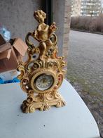 Antieke Tafelklok met Engel, Antiek en Kunst, Ophalen of Verzenden