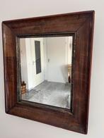 Antieke Empire Spiegel Mahoniehout - Klein Formaat, Ophalen of Verzenden, Rechthoekig, Minder dan 50 cm, Minder dan 100 cm