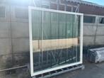 Houten raamkozijn incl. ruit 205 x 196, Doe-het-zelf en Verbouw, Kozijnen en Schuifpuien, Ophalen, Nieuw, Kunststof, Raamkozijn