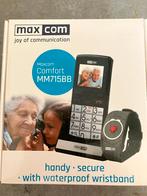 Senioren GSM met SOS-band - Maxcom Comfort MM715BB, Telecommunicatie, Ophalen of Verzenden, Zo goed als nieuw, 1 handset