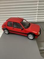 Peugeot 205 GTI 1.9 Rood 1988, Hobby en Vrije tijd, Modelauto's | 1:18, Ophalen of Verzenden, Gebruikt, Auto, Solido