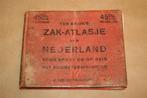 Ten Brink's Zak-Atlasje van Nederland - Circa 1920 !!, Boeken, Atlassen en Landkaarten, Nederland, Gelezen, Ophalen of Verzenden
