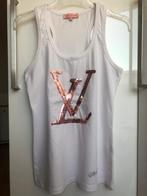 Glamorous tanktop / top / topje glitters, Wit, Ophalen of Verzenden, Zo goed als nieuw, Glamorous