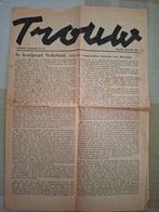 Oude Trouw Krant - januari 1945, Ophalen of Verzenden, Gelezen, Krant