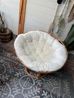 Rotan stoel met comfortabel kussen, Ophalen, Gebruikt, Overige kleuren, Riet of Rotan