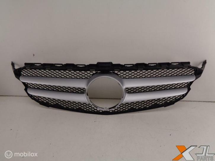 C-KLASSE W205 AMG GRILLE GRIJS  A2058800783, Auto-onderdelen, Carrosserie en Plaatwerk, Mercedes-Benz, Gebruikt, Ophalen of Verzenden