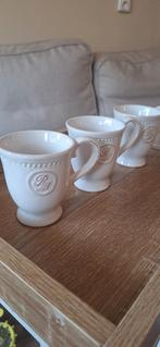 Riviera Maison Kopjes - (3 stuks), Keramiek, Ophalen of Verzenden, Zo goed als nieuw, Overige stijlen