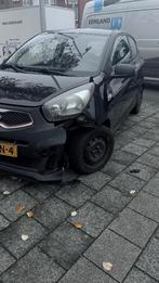 Kia Picanto 1.0 Cvvt 3-DRS 2011 Zwart Schade auto, Auto diversen, Schadeauto's, Ophalen, Zwart, Handgeschakeld, 998 cc