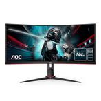 AOC CU34G2X 34 inch QHD Curved Ultrawide Game Monitor 144hz, Computers en Software, Monitoren, Ruilrijk, Zo goed als nieuw, Info@ruilrijk.nl