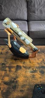 Houten Wijnfleshouder Vogel, Ophalen, Gebruikt, Minder dan 5 flessen, Minder dan 50 cm