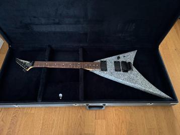 Jackson Rhoads EX (1994) – zwart/wit gespikkeld – met EMG 81 beschikbaar voor biedingen