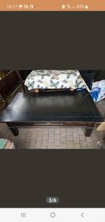 Salontafel grenen maar donkerkleurig afgewerkt., Huis en Inrichting, Ophalen, 100 tot 150 cm, 50 tot 100 cm, Zo goed als nieuw