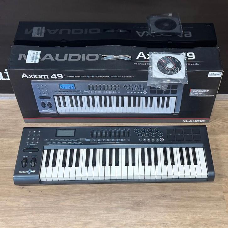 M-Audio Axiom 49 USB MIDI controller | In doos |, Muziek en Instrumenten, Midi-apparatuur, Zo goed als nieuw, Ophalen of Verzenden