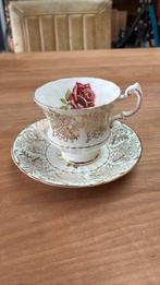 Paragon red rose kop en schotel, Ophalen of Verzenden