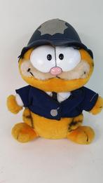 Vintage Garfield knuffel Bobby, politieman. Jaren 80. 8B7, Overige typen, Gebruikt, Ophalen of Verzenden