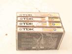 4 TDK cassettebandjes 38056, Ophalen of Verzenden, Gebruikt, 2 t/m 25 bandjes