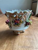 Vintage Italiaans Bloempotje/Vaasje Roosjes, Ophalen of Verzenden