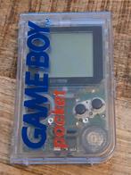 Transparente GameBoy Pocket incl originele acrylbox, Spelcomputers en Games, Ophalen of Verzenden, Zo goed als nieuw, Game Boy Pocket