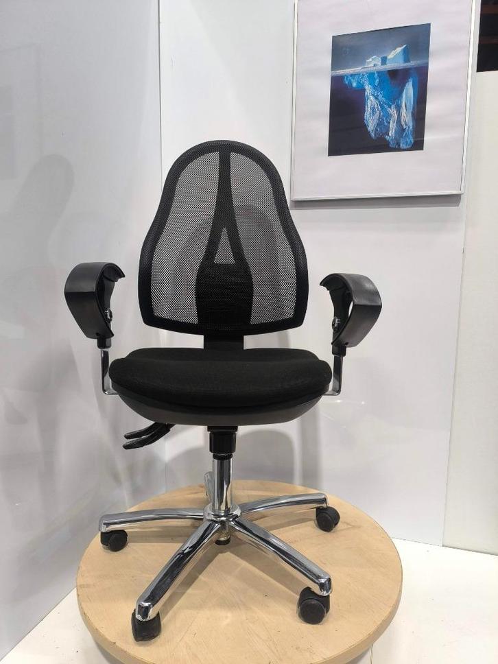 Topstar Ergonomische stoel / werkstoel / stoel, 9st, Huis en Inrichting, Bureaustoelen, Gebruikt, Bureaustoel, Zwart, Ergonomisch