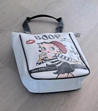 Betty Boop tas met binnenvoering, Sieraden, Tassen en Uiterlijk, Tassen | Schoudertassen, Zo goed als nieuw, Leer, Ophalen of Verzenden