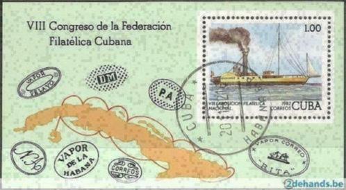 Cuba 1972 - Yvert blok 73 - 8e Nationale Tentoonstellin (ST), Postzegels en Munten, Postzegels | Amerika, Gestempeld, Midden-Amerika