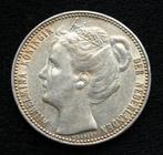 Prachtige 1 gulden 1898 - Wilhelmina, Postzegels en Munten, Munten | Nederland, Zilver, Koningin Wilhelmina, 1 gulden, Ophalen of Verzenden