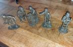 Vintage Tinnen Figuurtjes Ambachten Set, Antiek en Kunst, Ophalen of Verzenden