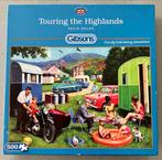 Gibson Touring the Highlands Puzzel 500 stukjes, Ophalen of Verzenden, 500 t/m 1500 stukjes, Zo goed als nieuw, Legpuzzel