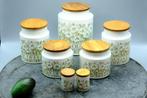 Hornsea Pottery vintage Fleur voorraadpotten, Ophalen, Gebruikt, Keramiek, Overige typen